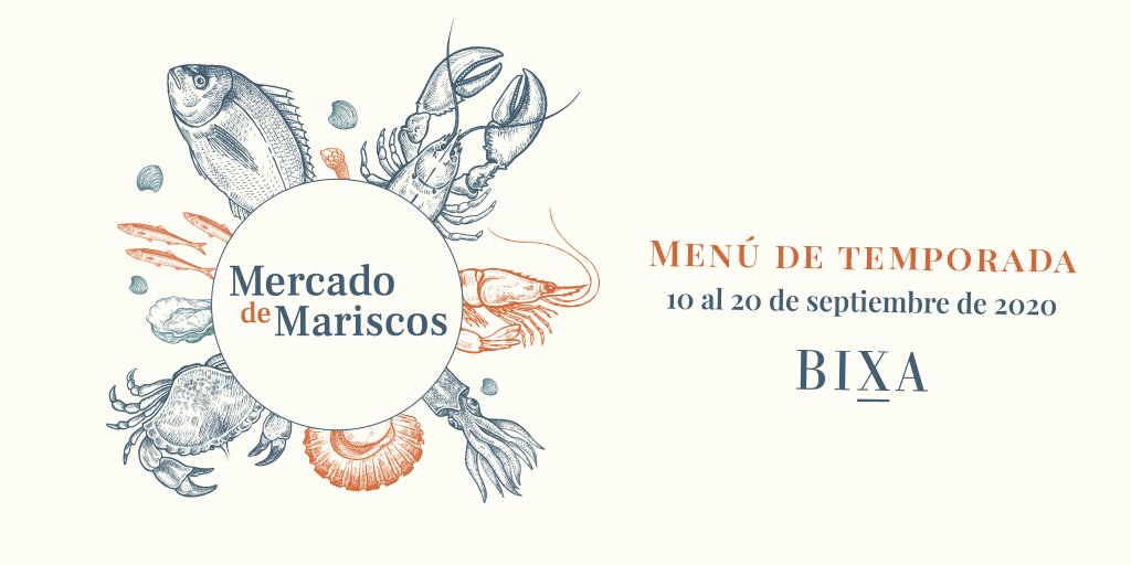 Por sexto año  consecutivo llega a Bixa nuestro                  🦀MERCADO DE MARISCOS 🦞🌊
Por tiempo limitado contaremos con un Menú especial de temporada con productos frescos de Ensenada.
#mercadodemariscosbixa #siempreesmejorenBixa #Septiembre2020 #Irapuato #Bixa