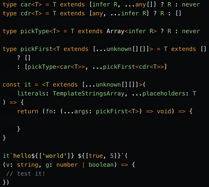 nightly тайпскрипта прям огонь. Кайф и в головоломности, и в возможностях.