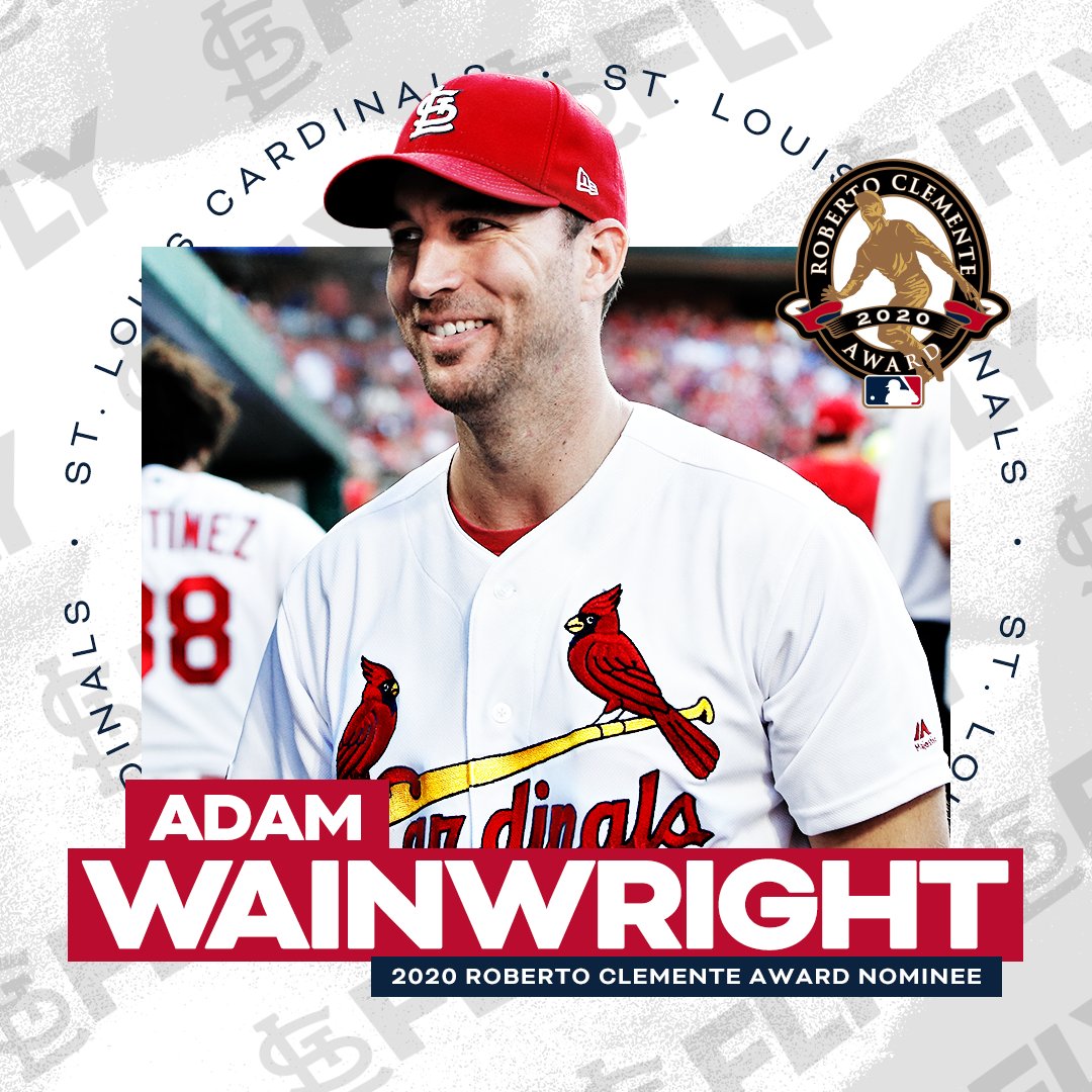 Cardinals's tweet photo. St. Louis is lucky to have Adam Wainwright.

Cast your vote for Waino as the 2020 Roberto Clemente Award Winner at https://t.co/vH1vL27JPI.

#ClementeDay https://t.co/RLzmzIley1