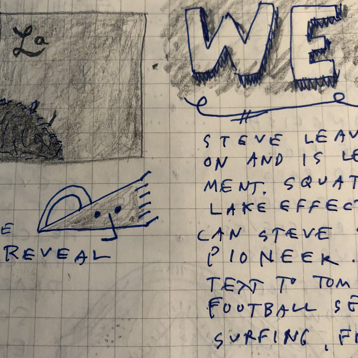 Notes from recent shows. Ringing any bells?