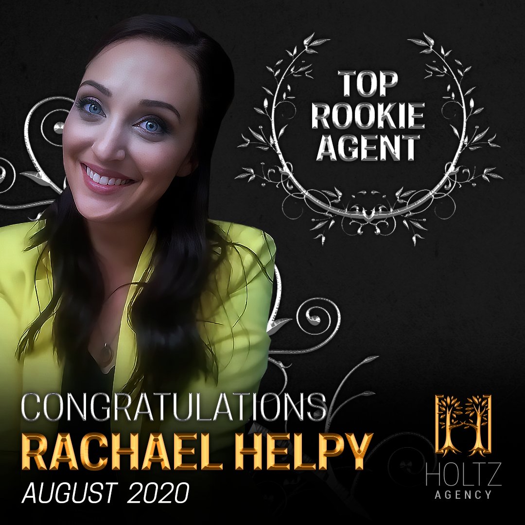 HoltzAil's tweet photo. Congratulations to Rachel Helpy, the Holtz Agency Top Rookie Agent for the month of August! 

#HoltzAgency #CommitToTheCulture #CTTC #Leadership #Development #TopRookie #Congratulations #Careers #VirtualSalesForce https://t.co/wjz4qymnEz