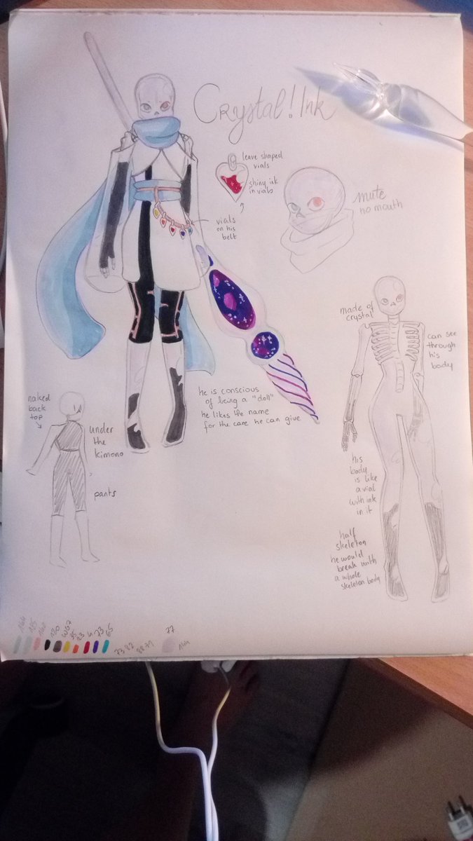unluckynekokat's tweet photo. #crystalink design inspired by my recently bought glasspen ^^ i will digitize it later
I obviously don't own the original
#inksans #ink #glasspen https://t.co/TM4gVF8iVc