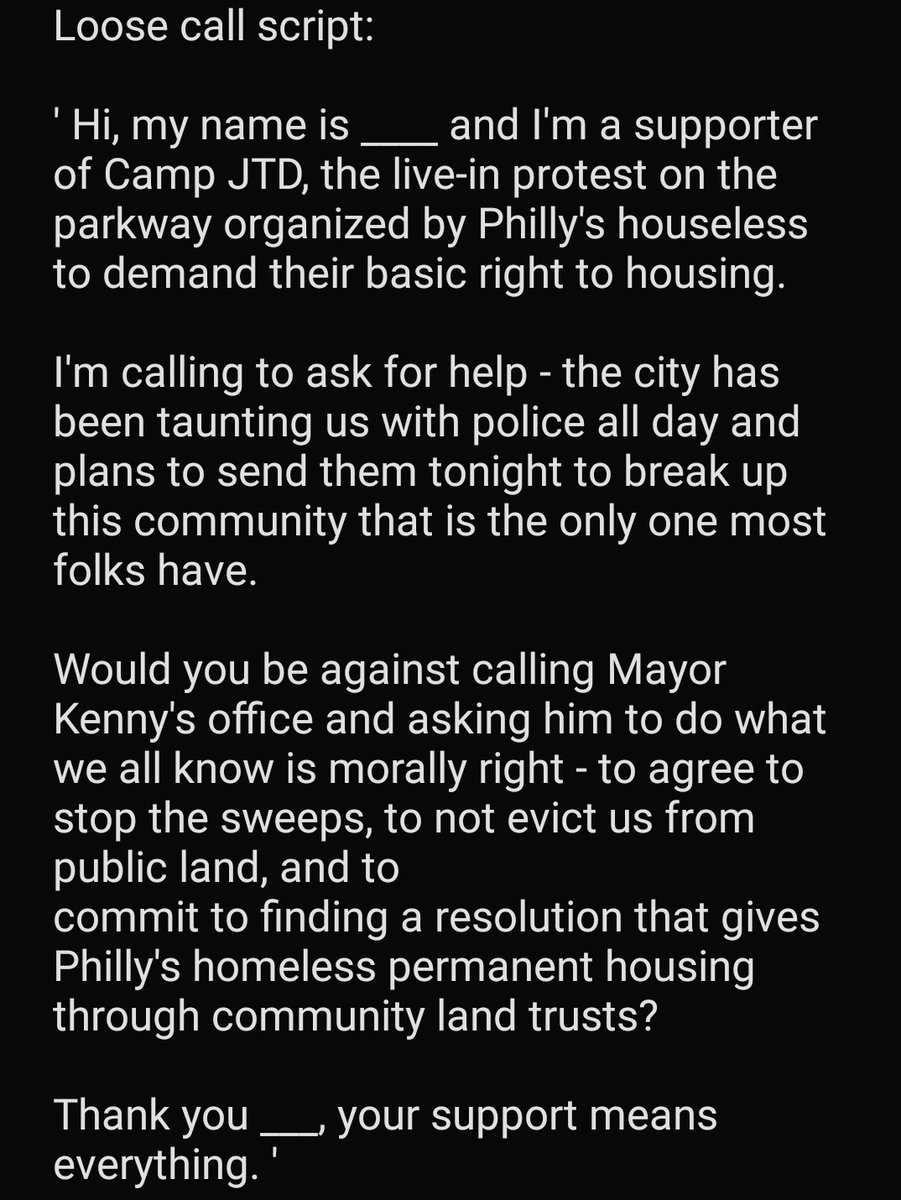 Let's call churches, synagogues, and mosques to reach out to Kenney's office on our behalf. Double points for South Philly churches so Kenney gets an earful to stop these atrocities from his own people.

#PhillyHousingNow 
#KenneyMurders