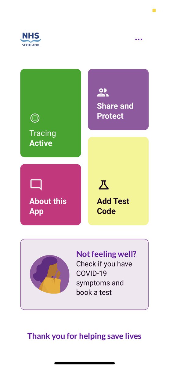 I am excessively excited about the arrival of the @scotgovhealth #NHS #TestAndProtect app 🥳 #COVID19