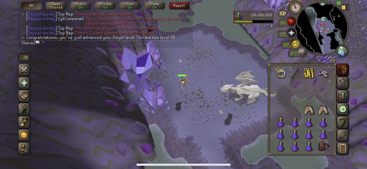 shermzOSRS's tweet image. 95 slayer. Bring on the hydra 😁