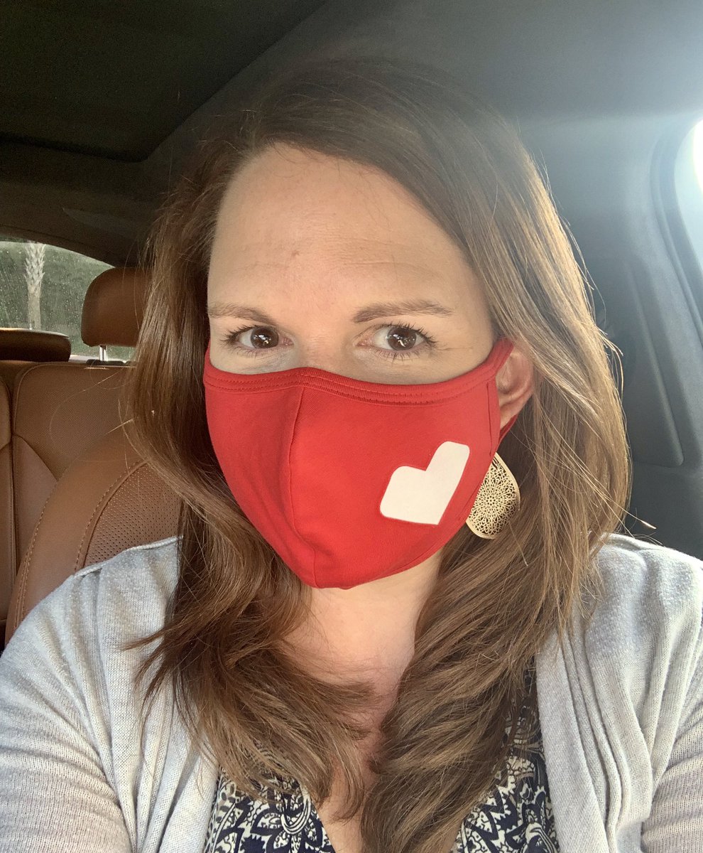Great day of visits with <a href="/uscterrajones/">Terra Jones</a> - thanks so much for my new mask! ❤️😷