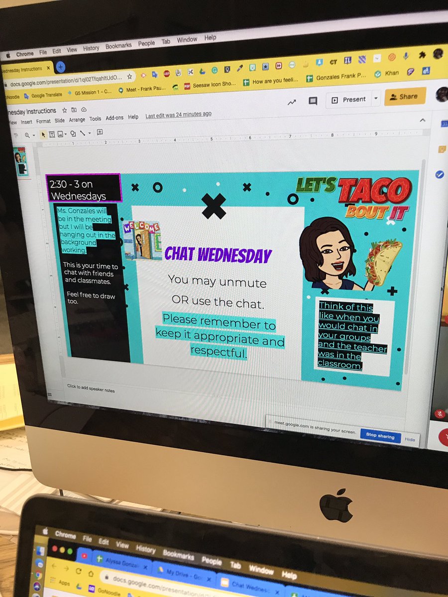 msgonzales87's tweet photo. Having what the kids named “Chat Wednesday” after lots of social talking during office hours. The Ss are just talking and drawing. It’s a good way to end the day. 😊@alisal_edtech @AlisalUSD @frankpaulriders #alisalstrong alisalfuerte https://t.co/RukOqtkP9B
