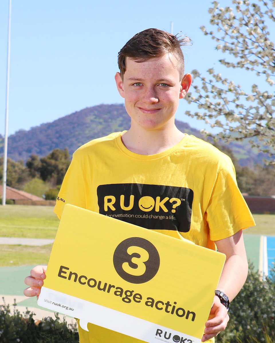 WodongaSeniorSC's tweet photo. It's @RUOKDay, you don't need to be an expert to reach out - just a good friend and a great listener. Don't forget that you can join our Kahoot quiz during Period 2 Graduate Program today #RUOKWSSC #GottaBeAtWSSC https://t.co/qympaUjBGS