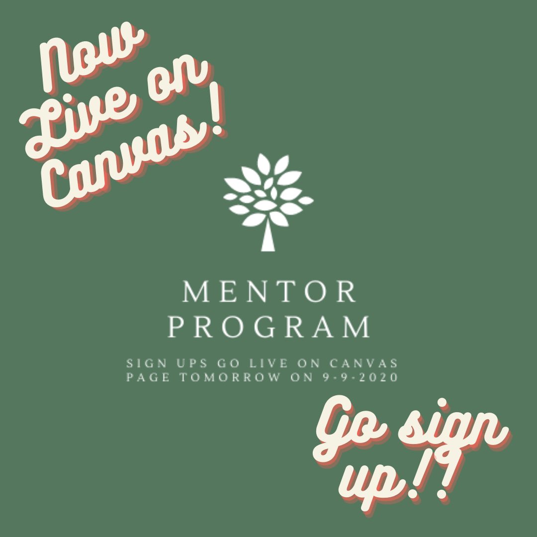 The Greenhand Mentorship Program is now live on Canvas! If you want to be a Mentor/Mentee, go fill out a survey! Make sure you click on the correct one. If you are a Greenhand you will click on: Greenhand? CLICK HERE. If you are a Jr or Sr, you will click on: Mentor? CLICK HERE!