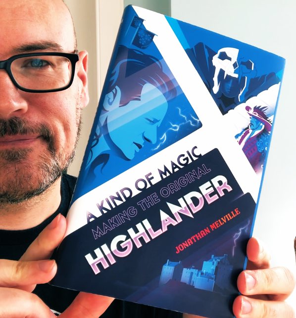 ⚔️ It’s time I did a giveaway for my new book on #Highlander - <a href="/kindofmagicbook/">A Kind of Magic: Making the Original Highlander ⚔️</a> goes from the back alleys of London, to the Scottish Highlands, to New York’s mean streets to tell the story of the 80s classic. Retweet this post and there’ll be only one winner on Friday! ⚔️🏴󠁧󠁢󠁳󠁣󠁴󠁿