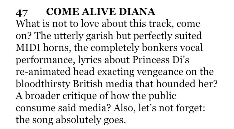 #47COME ALIVE DIANA