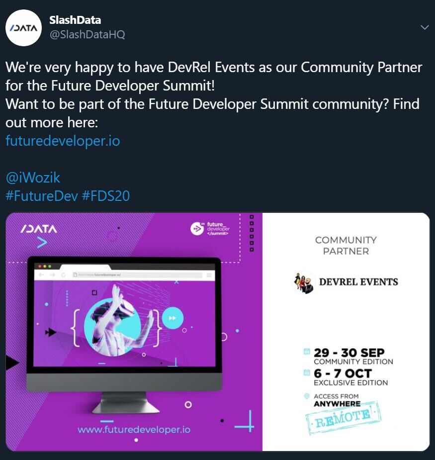 pridiuksson's tweet image. When you&apos;re a small #startup bootstrapping your way through and this happens 🍸
High fives Karina and Lera  👩‍🎤
Context:
- #FutureDev Summit is usually an invite-only directors level event organised by @SlashDataHQ and we&apos;re partners. It is a big deal putting us on a map.