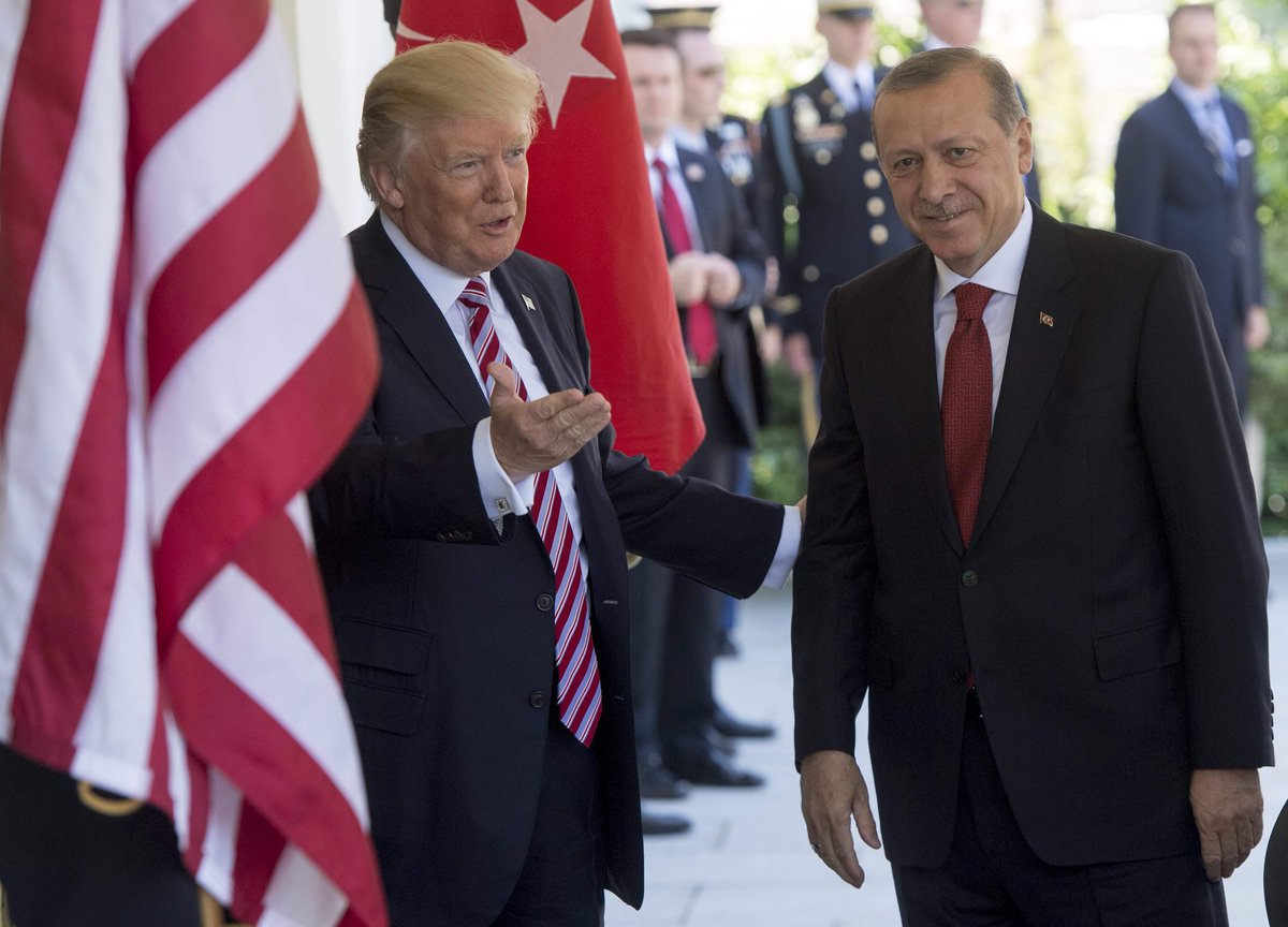 5. President Trump's foreign policy brought Turkey and the Kurdish forces together away from war and conflict in Northern Syria. https://publicpool.kinja.com/subject-remarks-by-president-trump-upon-arrival-of-air-1839149410