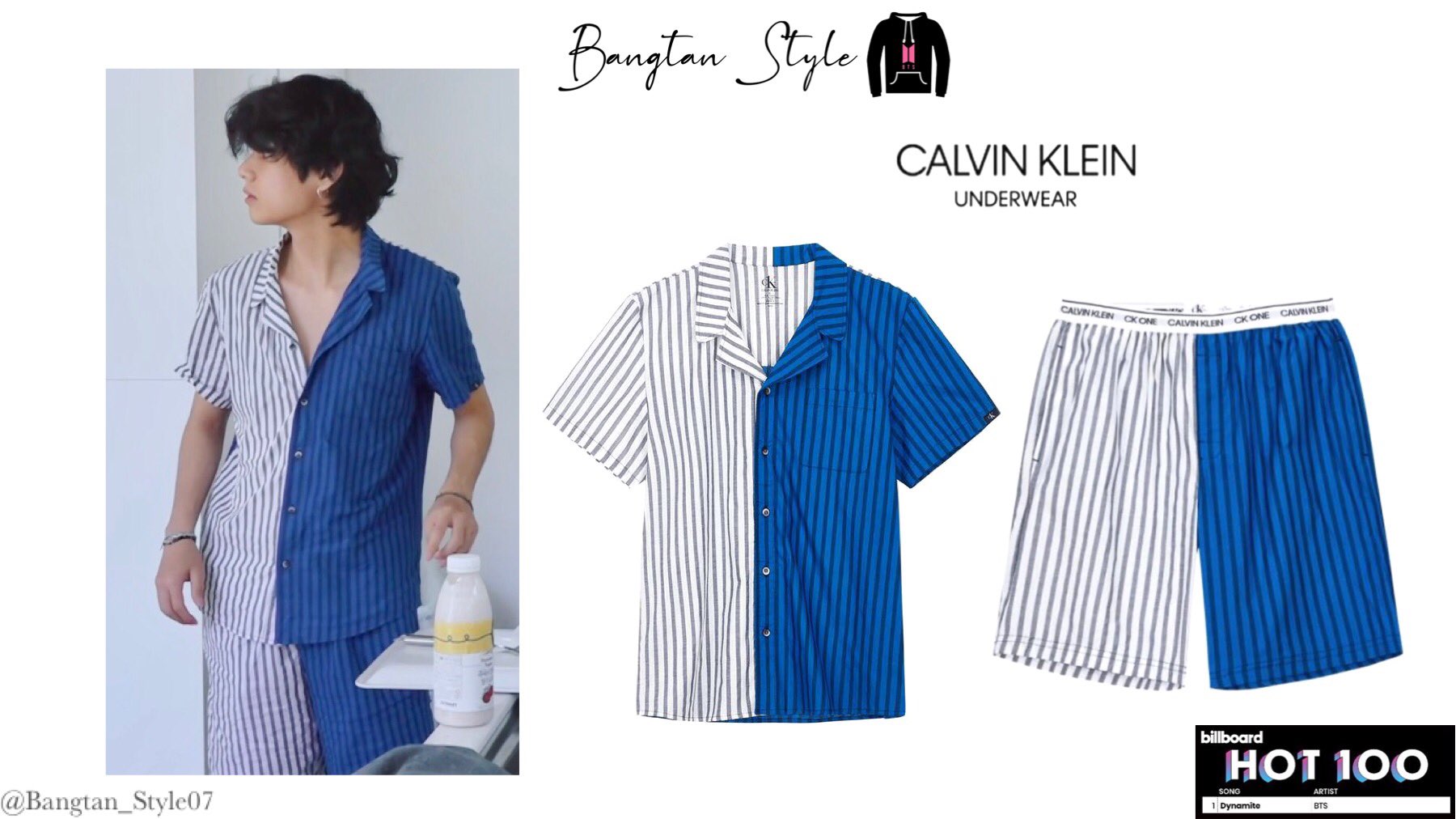 Bangtan Style⁷ (slow) on X: BTS IN THE SOOP EP. 4 Taehyung was wearing CK  Underwear Men's CK ONE Woven Sleepwear Short Sleeve Top ($60) & Shorts  ($60). (cr. @513131tj) #V @BTS_twt