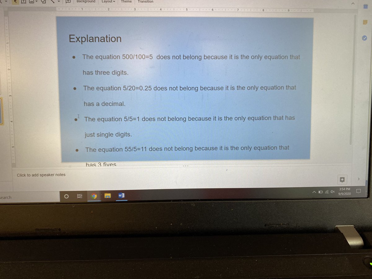 Mrs_Schumacher3's tweet photo. Martic fifth grade loves @WODBMath so much, we decided to create our own! Love these creative, mathematical thinkers! #onlinelearning #WODBMath https://t.co/nqEvS5LnsH