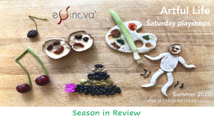 Essinova's tweet photo. Retrospective on the collective journey of Essinova's Artful Life community, with highlights of precious learnings and evocative creations over the summer; followed by participants' heart-felt reflections. https://t.co/6DoGZ7fdh6 https://t.co/5zOYzOzrfF