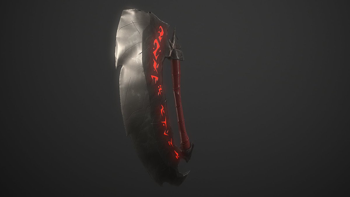 Ooroichi's tweet photo. Darksiders Chopper #Stylized #PropModeling #weapondesignchallenge #3dart #SubstancePainter #Darksiders https://t.co/BikWqQX8gP
