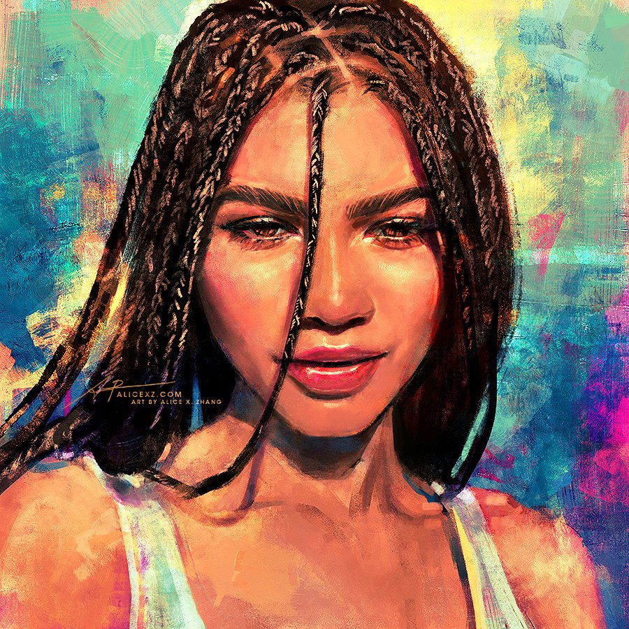alicexz's tweet photo. Wanted to paint THOSE selfies 😳🎨 https://t.co/KMFan4Kewg