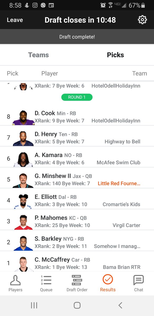 bcsmithga's tweet photo. Going to the championship this year with Minshew in the first round! #BudLightMinshewDraft  #Sweepstakes https://t.co/Jp45LnO0JN