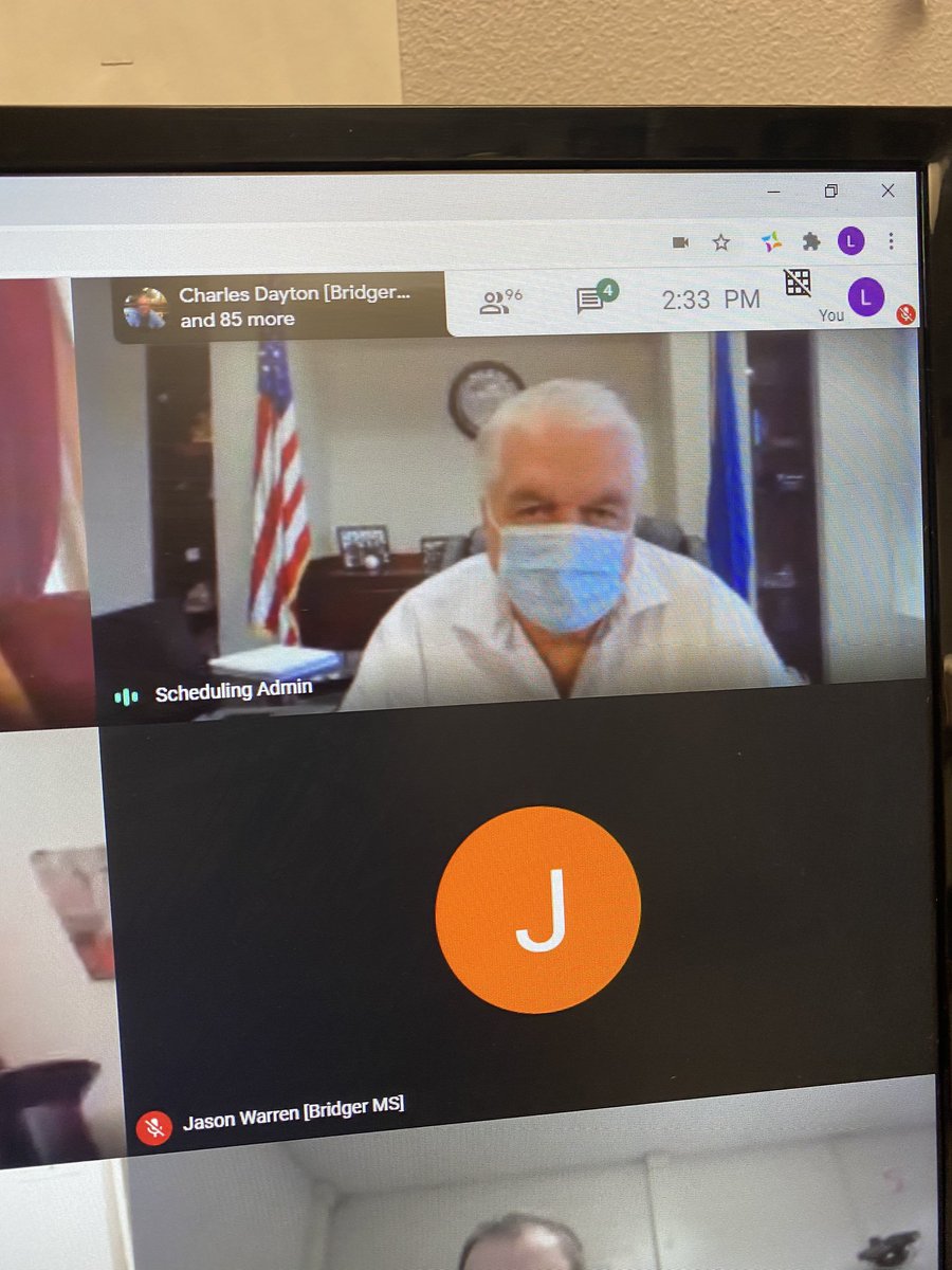 Bridgerprincpl's tweet photo. So excited and thankful that Governor Sisolak joined the staff at Bridger MS to send positive vibes and message for a great school year! @Bridgerprincpl @GovSisolak @ClarkCountySch https://t.co/QdnKizJ7UO