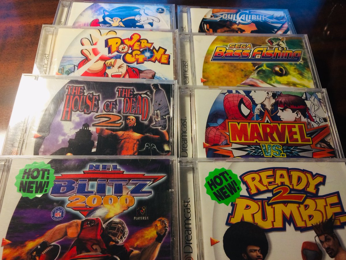 AndyTalkGames's tweet photo. Happy 21st Birthday to the Sega Dreamcast!! On 9/9/99 Sega launched its last and most powerful console ever. You're gone but not forgotten. SEGA!!!!!!!!
#SegaDreamcast #SEGAForever #bestconsoleever #soulcalibur #marvelvscapcom #powerstone #Dreamcast #DreamcastDay #sega https://t.co/5RPLd7qbMF