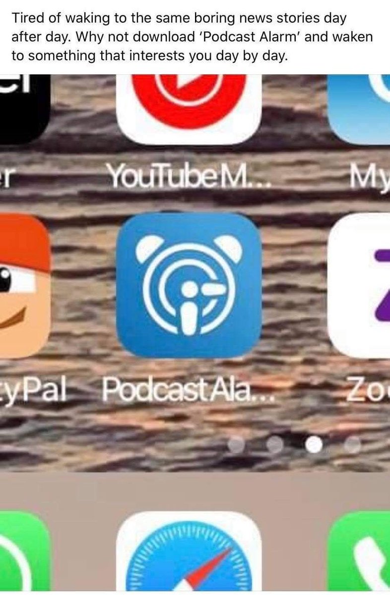 Podcast Alarm tweet media