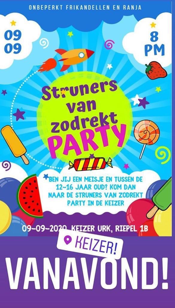 Let op dit gaat niet van ons uit. Wij zouden nooit jeugdigen van deze leeftijd naar de jeugdhonken lokken. PS volgens de regels voor jeugdhonken mag deze leeftijdsgroep daar niet eens komen. @GemUrkVeilig