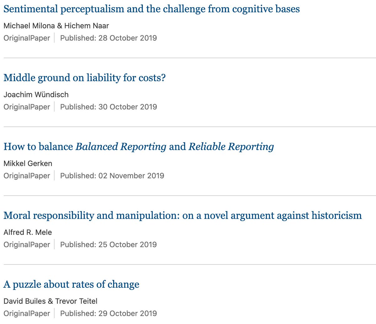 ...I looked at generalist ones and some specialist ones. My judgement re what articles are the right sort of focus-on-social categories to count as woke. But reproducing the table of contents and my counts so you can check on me. Ok so! Phil Studies  https://link.springer.com/journal/11098/volumes-and-issues/177-10 0/19