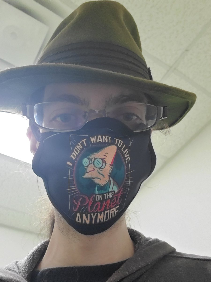 RobSnowlock's tweet photo. Mask is how I've been feeling for quite a while. https://t.co/OarRvLlDsi