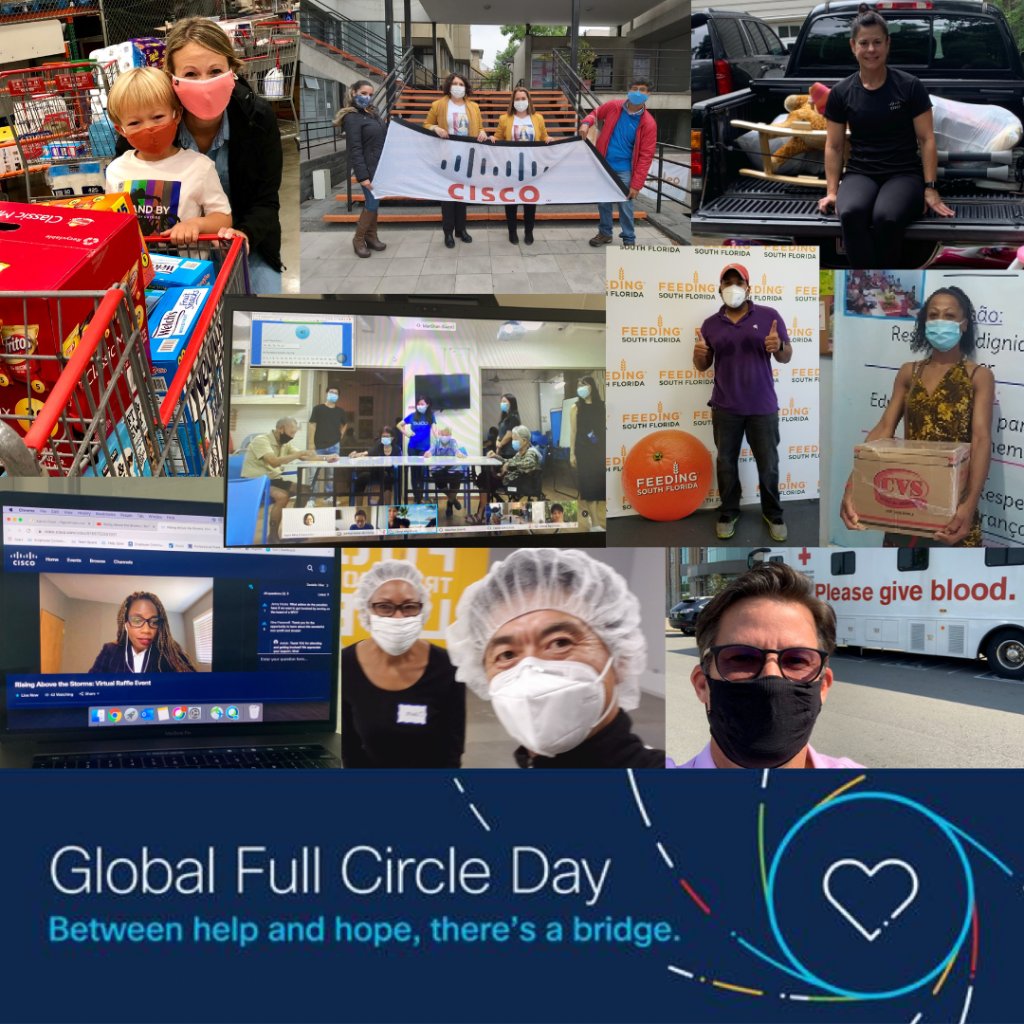 Now THAT is how we do it in Growth Marketing. Thank you to all those who participated in the 2020 Global #ciscofullcircle day both by attending virtual events or donating to your organizations of choice. Your commitment to #ConsciousCulture is amazing!