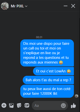 LowAn's tweet image. Donnez lui un peu plus d'étoiles svp apparemment il a plus de forfait pour me répondre (pourtant il a bien vu le message)