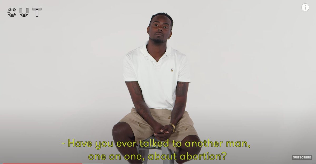 4. It is something that affects every last one of us. See how to begin talking about it in this video we made with  @TheCut & cis men talking about abortion: 