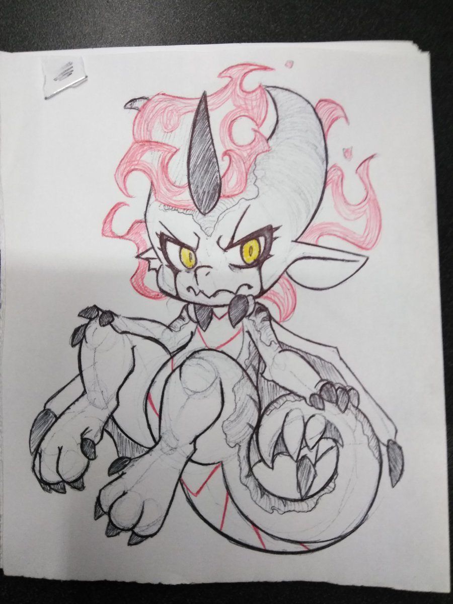 AfterWynn's tweet photo. Drew a Calypso at work. https://t.co/0EyoEobTeJ
