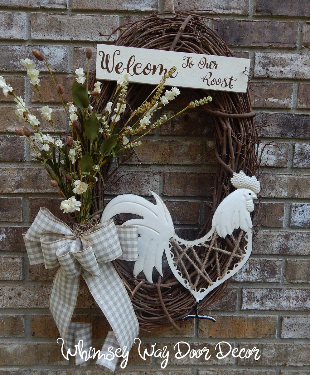 Excited to share the latest addition to my #etsy shop: Grapevine Wreath, Rooster Wreath, Everyday Wreath, Farmhouse Wreath, Chicken Wreath etsy.me/32dPkVI #white #beige #grapevinewreath #roosterwreath #farmhousewreath #chickenwreath #everydaywreath #grapevine