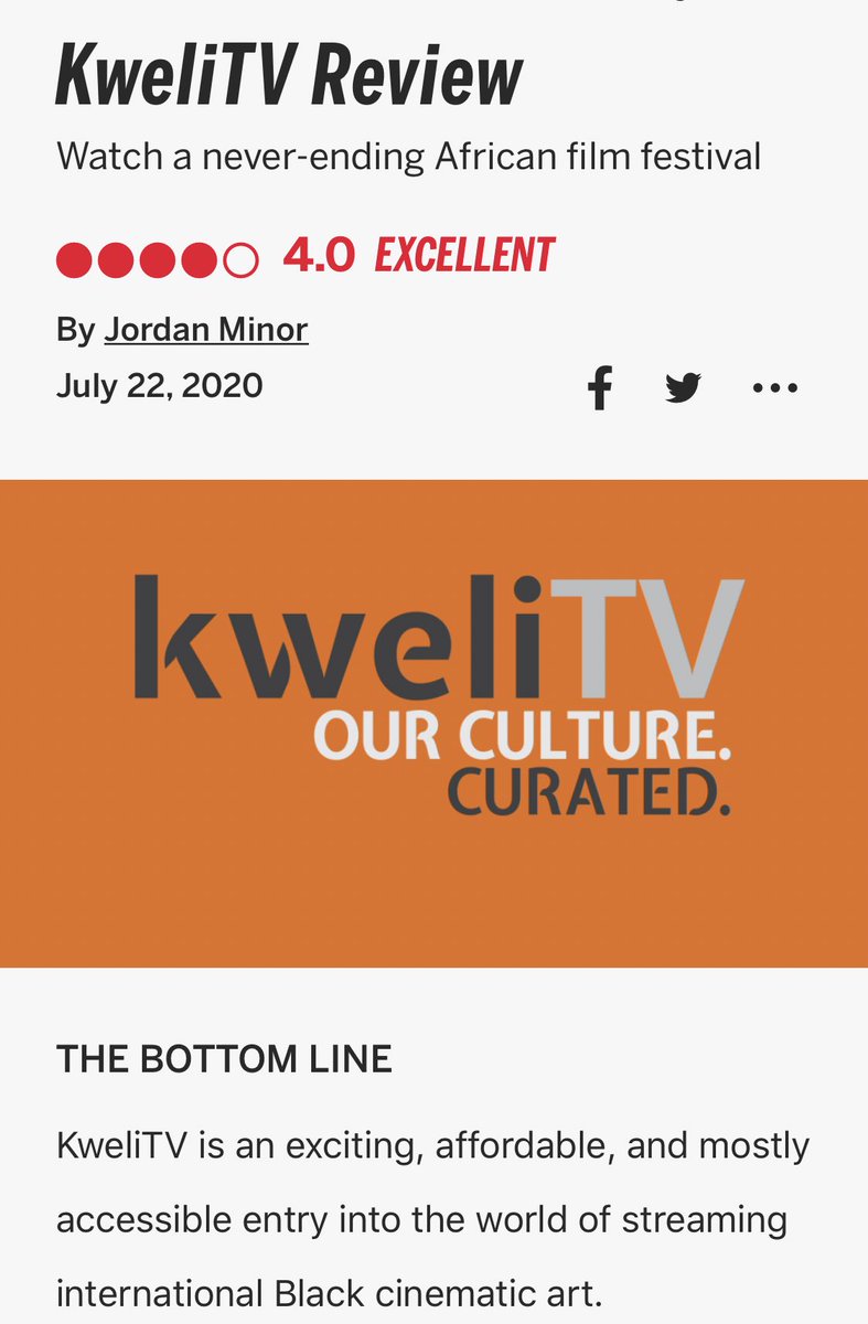 ... This literally blows my mind. All of these companies have thousands of staff members, billons in assets. In 2015 with a $20K grant & enormous will I began building  @kweliTV. We’re less than a skeleton crew. I work 15 hour days out of my row house on my dining room table... 4/
