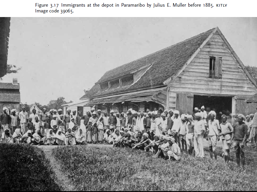 On 5th June, people of Indian origin pay tribute to the statue of Indian ancestors ‘Baba en Mai’ (Father and mother), located at the place where Indians first arrived in Suriname called the “Coolie Depot”