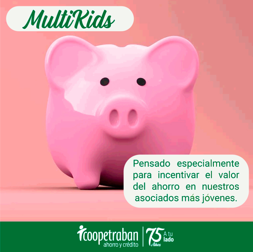 Coopetraban's tweet photo. ¿Quién dijo que ahorrar no era divertido? Con nuestro producto de ahorro programado #MultiKids enséñales a tus hijos una manera diferente de ahorrar mientras se divierten y participa de nuestros sorteos de bonos para recreación. 

Comienza a ahorrar y gana con Coopetraban. https://t.co/06cCbsX9KP