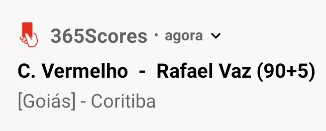 GaaDiaas_'s tweet photo. Momento triste pra quem joga cartola e colocou o Rafael Vaz https://t.co/nkHyvPwuss