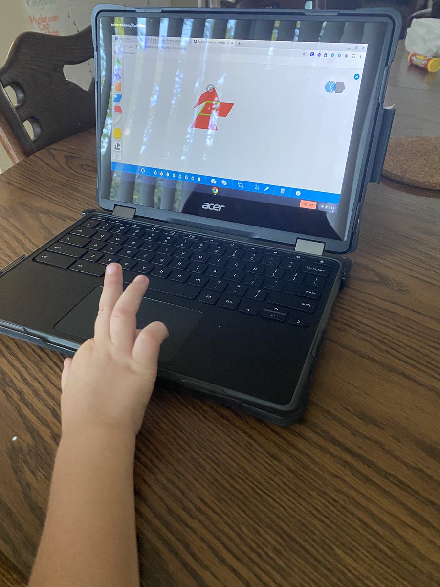 MrsOcheltree's tweet photo. I love using @MLCmath apps in my lessons, but now I get to see my child using the apps at home. 😊. He is so excited to show me all the cool features. Glad to know I’m not the only one loving these tools. https://t.co/m62gvl2o44