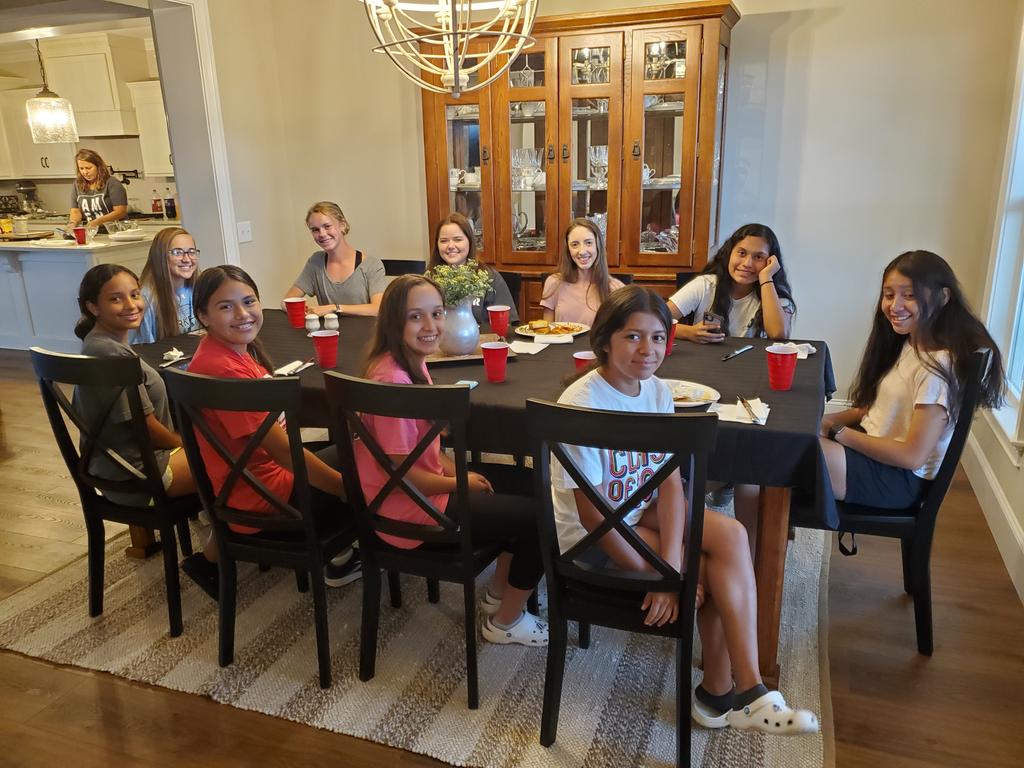 JeffDavis_XC's tweet photo. Team Meal...
This group doesn't talk much but there might have been more said tonight than since when we started in June.
Thanks to Coach Meg (in the background) for the fabulous lasagna.
I even made my first Tik Tok video.
#WIN #JDXC https://t.co/pQOd1V2UJs