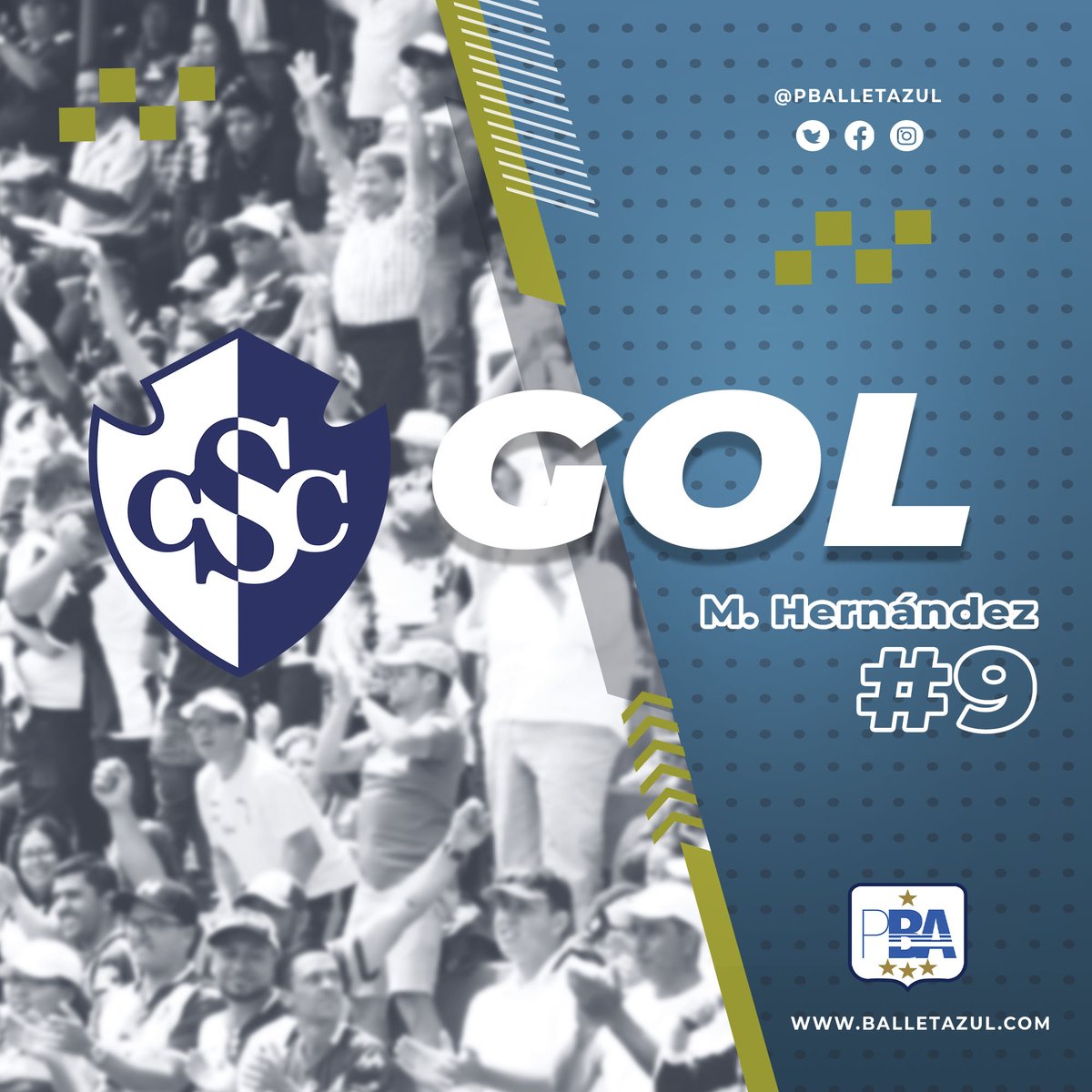 pballetazul's tweet photo. GOOOOOOOOL DE CARTAGINÉS
Min. 84
Sporting FC 2-3 Cartaginés
#VamosCartagines #1CSC #LigaPromerica #SFCvCSC https://t.co/2GNOPk1Ykd