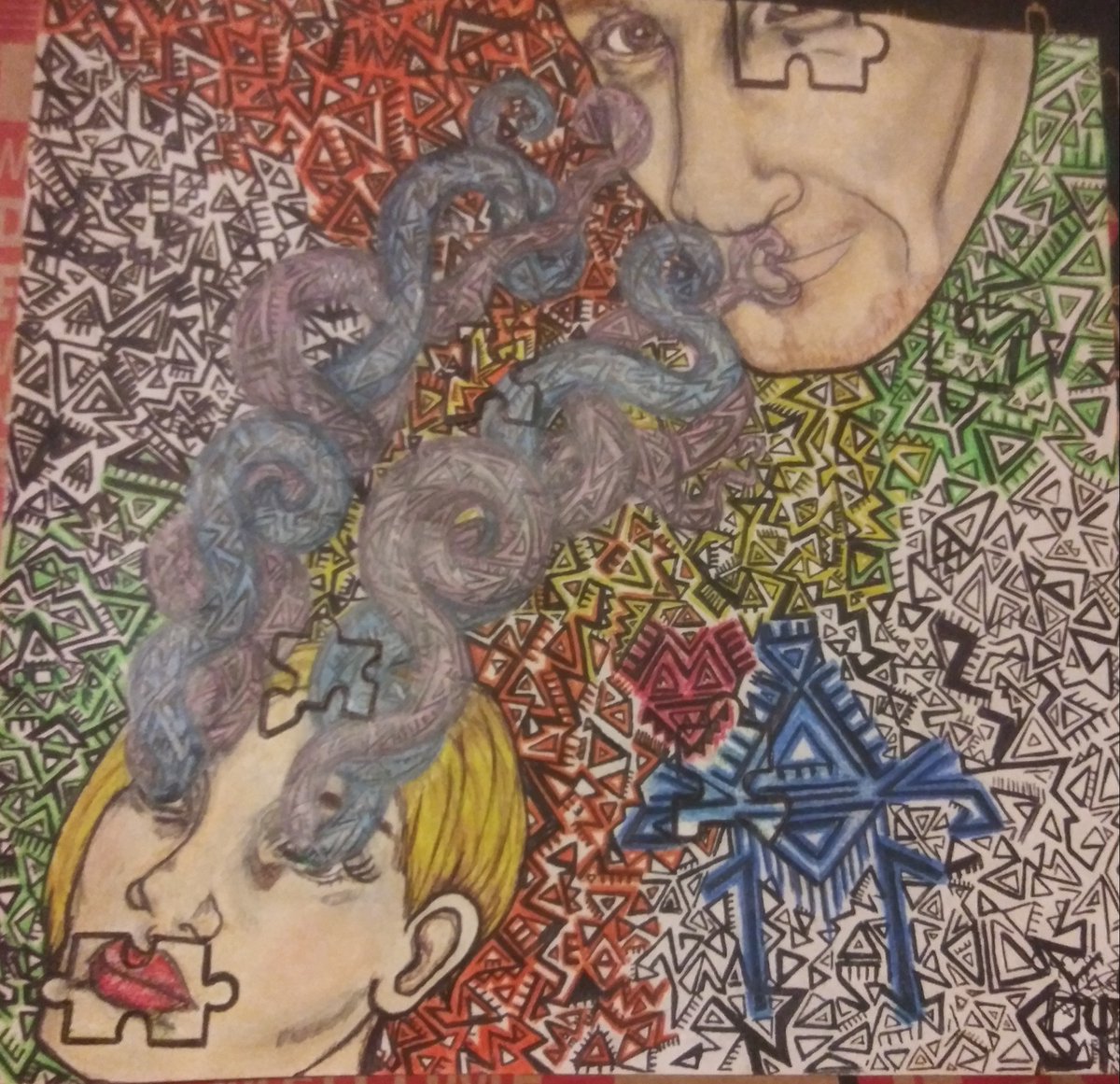 KekViolet's tweet image. A drawing for my best friend who passed away.  It hurts because I wasn't supposed to get this back. I miss him so much. 💔
#art