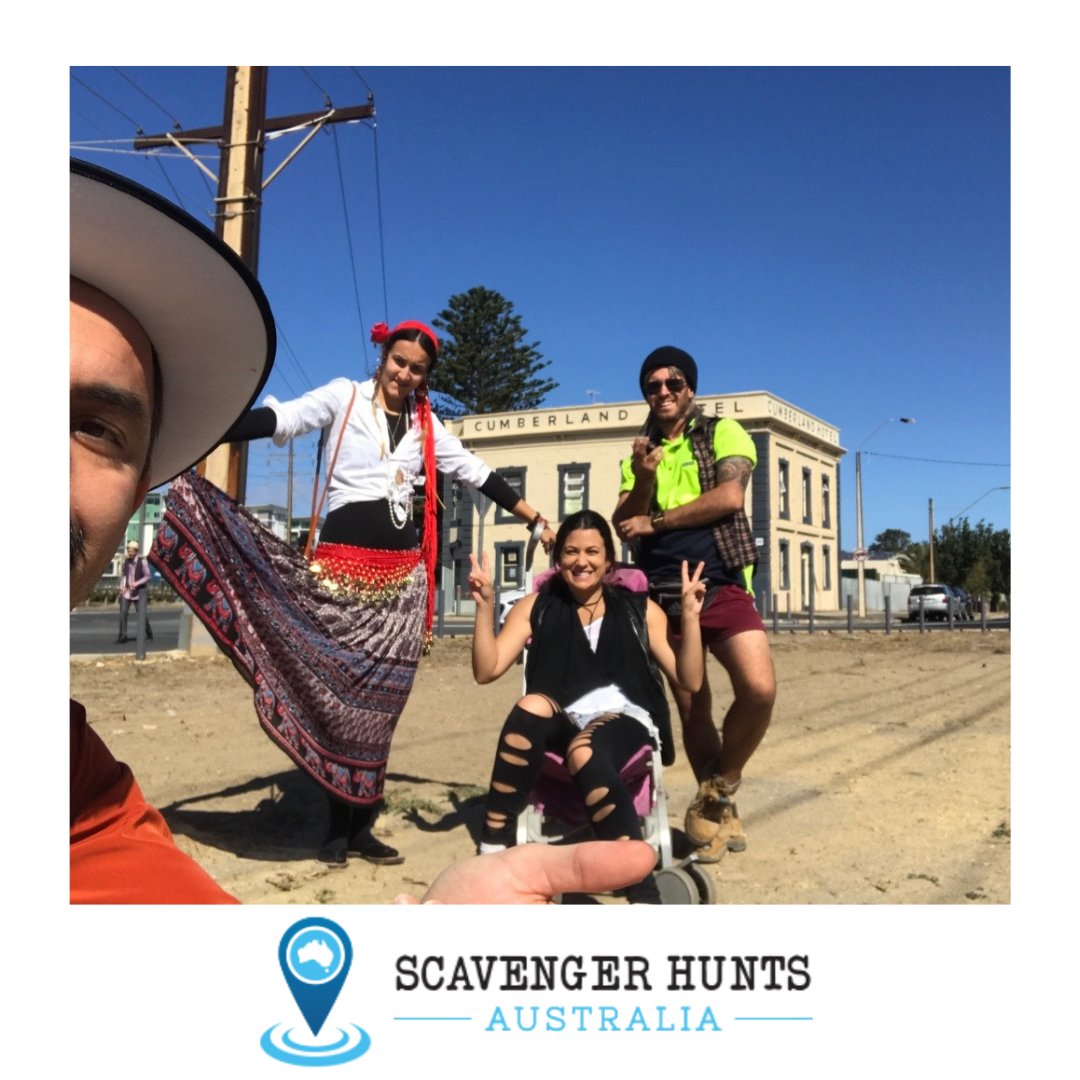 ScavHuntsAust's tweet photo. #TBT.
The photos we receive from our challenges during a scavenger hunt are hilarious and coupled with a dress up theme provide quite the entertainment 😜. This company in Adelaide  clearly loving their game. https://t.co/fjctixlRPw