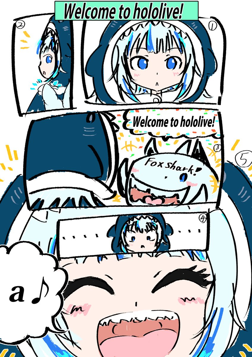 ホロライブEnglishの『Gawr Gura』さん『白上フブキ』さんの所の『Fox shark』さんを描かせていただきました♪
#ホロライブ #hololiveEnglish #GawrGura #絵フブキ #フォックスシャーク #Welcometohololive!