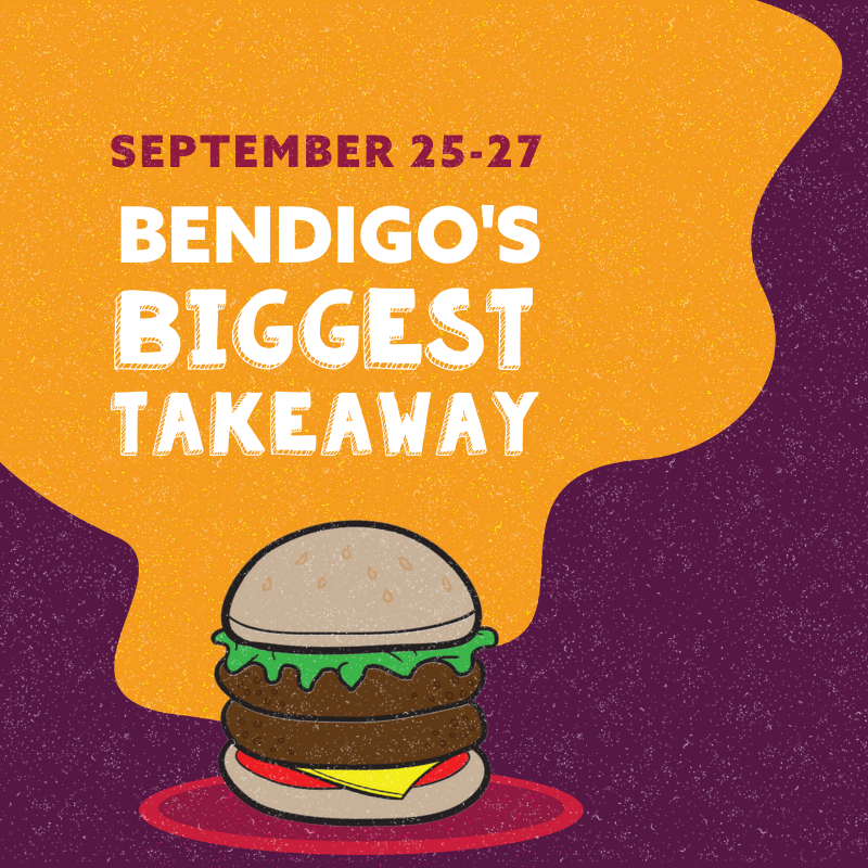 The cat's out of the bag! We're hosting the first-ever Bendigo's Biggest Takeaway between September 25-27!

Check out the list of takeaways or sign-up your food business at bendigofoodshare.org.au/takeaway today! 

#bendigosbiggesttakeaway
