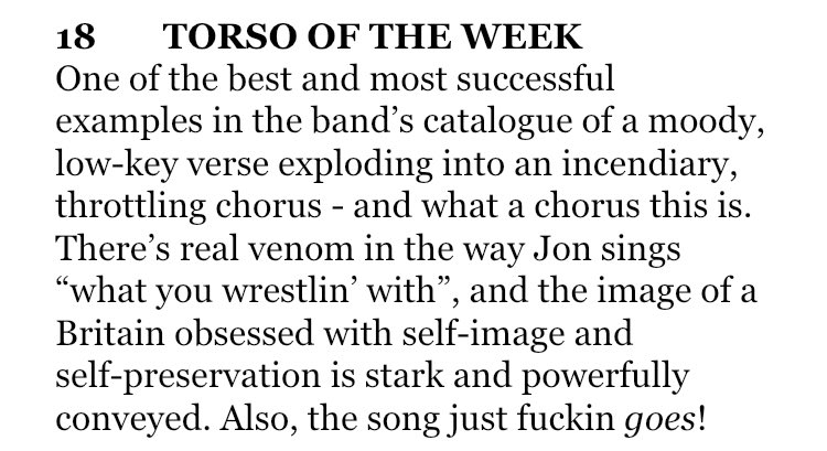 #18TORSO OF THE WEEK