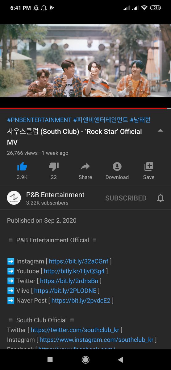 nflyingrl's tweet photo. √ south club - rock star (200909) #StreamRockStar @southclub_kr https://t.co/3HyV652c12 https://t.co/vPLo60gRDS
