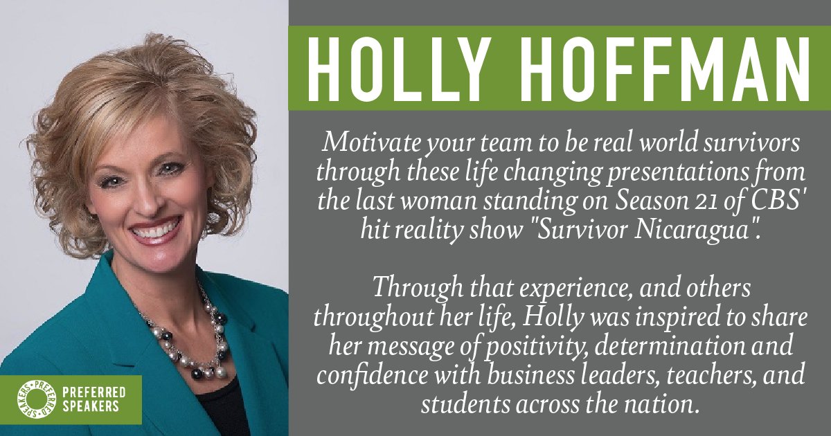 Who feels like they are in survivor mode some days? 🙋🏻‍♀️ Well, there is no one better than a SURVIVOR to motivate you and your team! Book Holly for your next event! zcu.io/DHlj #preferredspeakers