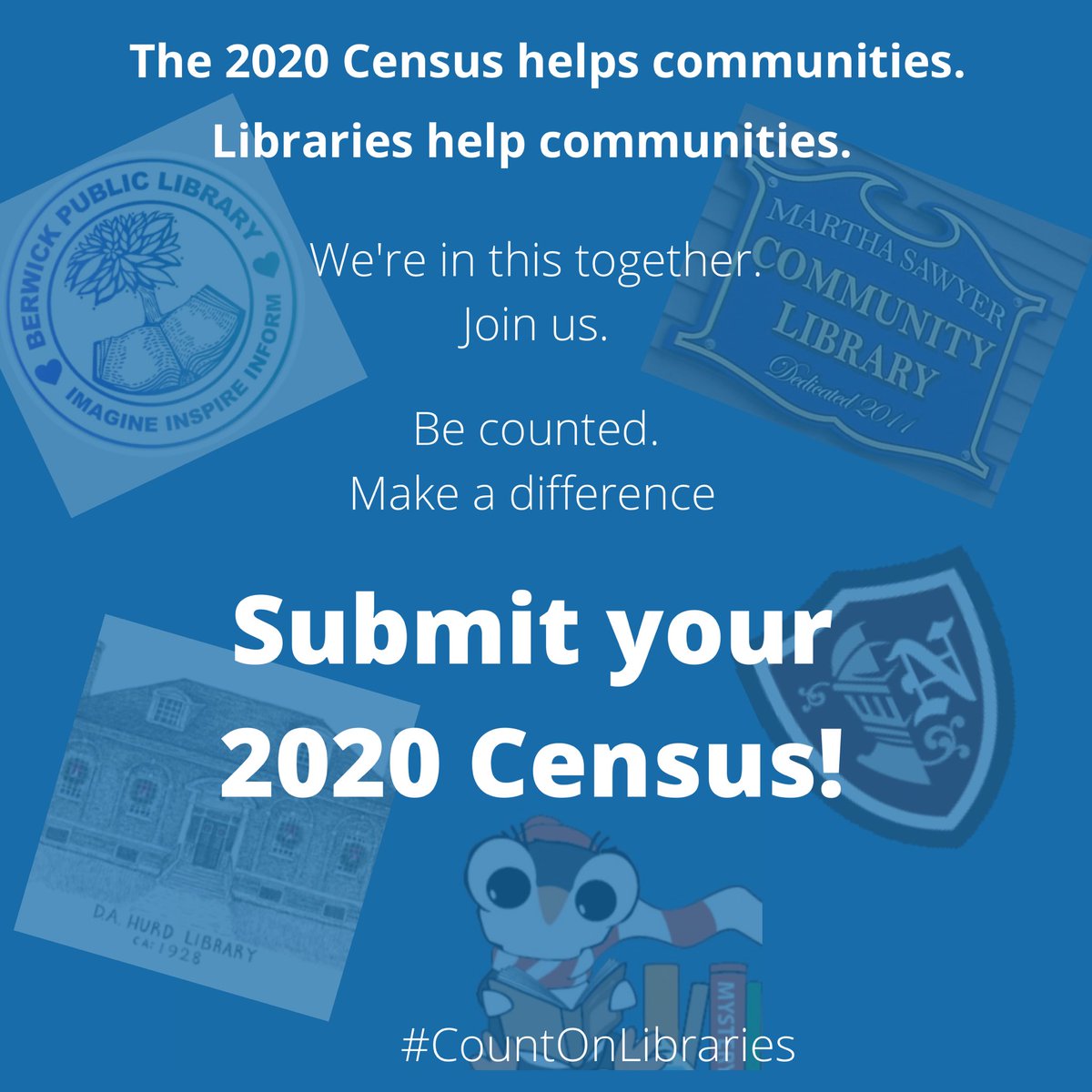 TriTownBookmobi's tweet image. Libraries serve everyone. 

The @TriTownBookmobi is sharing info about the 2020 Census and offering free WiFi access. You can complete the 2020 Census online, by phone, or paper questionnaire. 

#CountOnLibraries #LibrariesCount  #2020Census 📚🚍 #TTB #ChillOutandRead