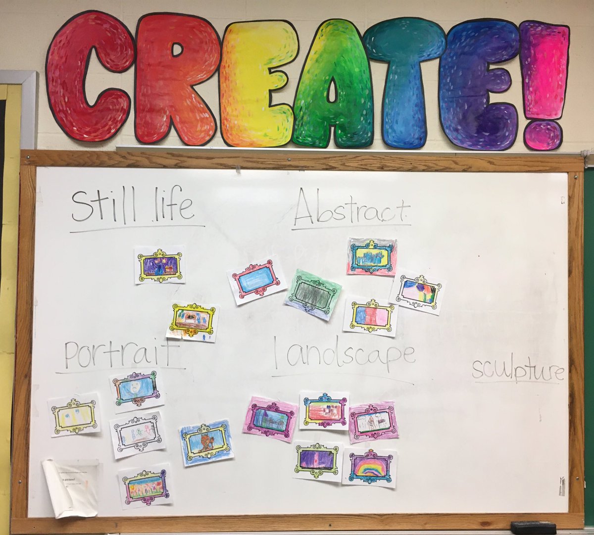 Ms_Zilch's tweet photo. So it’s been a crazy start to the year teaching some in person classes and some virtually!  Didn’t even take a first day of school pic last week...but here’s some things my students have been working on 🤩 https://t.co/aPjfyHdftm
